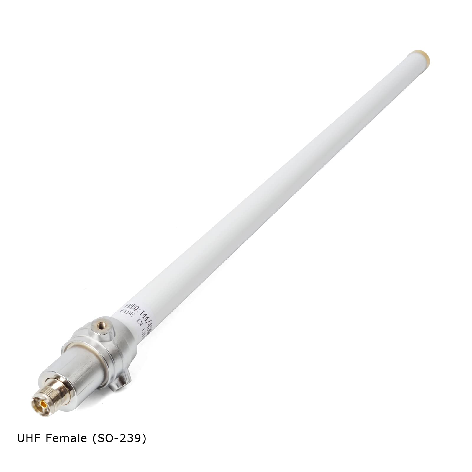 Twayrdio 144/430 Mhz Dual Band Heavy Duty Fiberglass Vertical Base Antenna   2Meter/70Cm 68.9Inches Base Antenna 4.5/7.2Dbi With