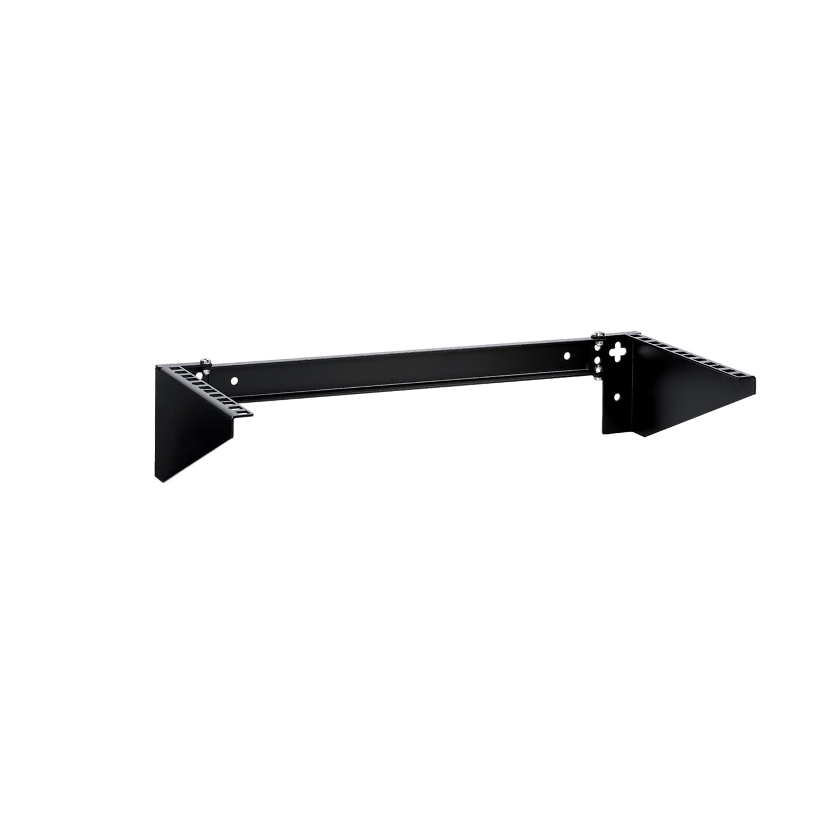 Rackpath 4U Vertical Wall Mount Rack   Heavy Duty 125Lbs Capacity Vertical Mounting Bracket (4U)