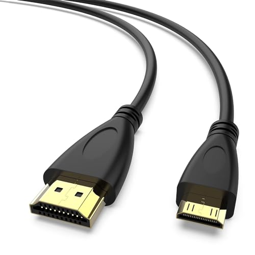 Coolcold Mini Hdmi To Hdmi Cable | (1.5Meter/5Ft) Hdmi High Speed 4K Cable, (Not Micro Usb/Micro Hdmi) | Male To Male | Compatib