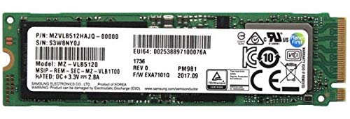 Samsung Pm981 Polaris 512Gb M.2 Ngff Pcie Gen3 X4, Nvme Solid State Drive Ssd, Oem (2280) Mzvlb512Hajq 00000