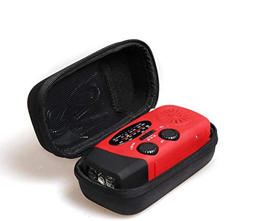 Hermitshell Hard Travel Case For Runningsnail/Esky/Ironsnow Emergency Hand Crank Self Powered Am/Fm Noaa Solar Weather Radio