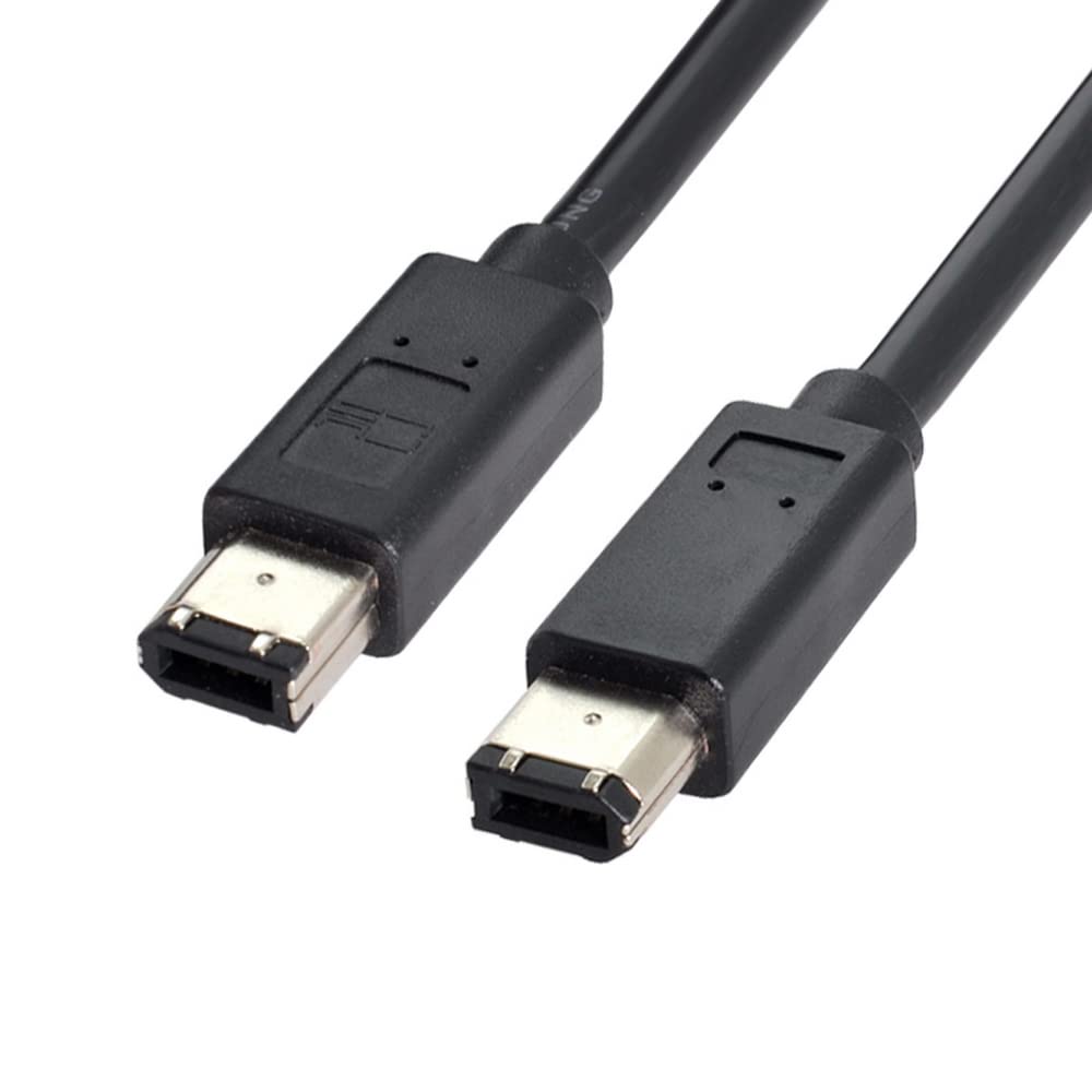 Cy Ieee 1394 Firewire 400 6 Pin To 6 Pin Cable Firewire 400Mbps 6P To 6P Capture Cord 1.8M