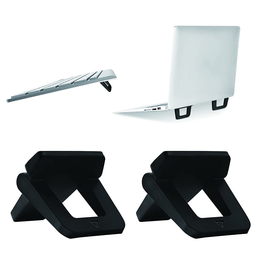 Self Adhesive Mini Portable Laptop Stand, Invisible Computer Stand, Foldable Ergonomic Desktop Stand, Compatible With Matebook X