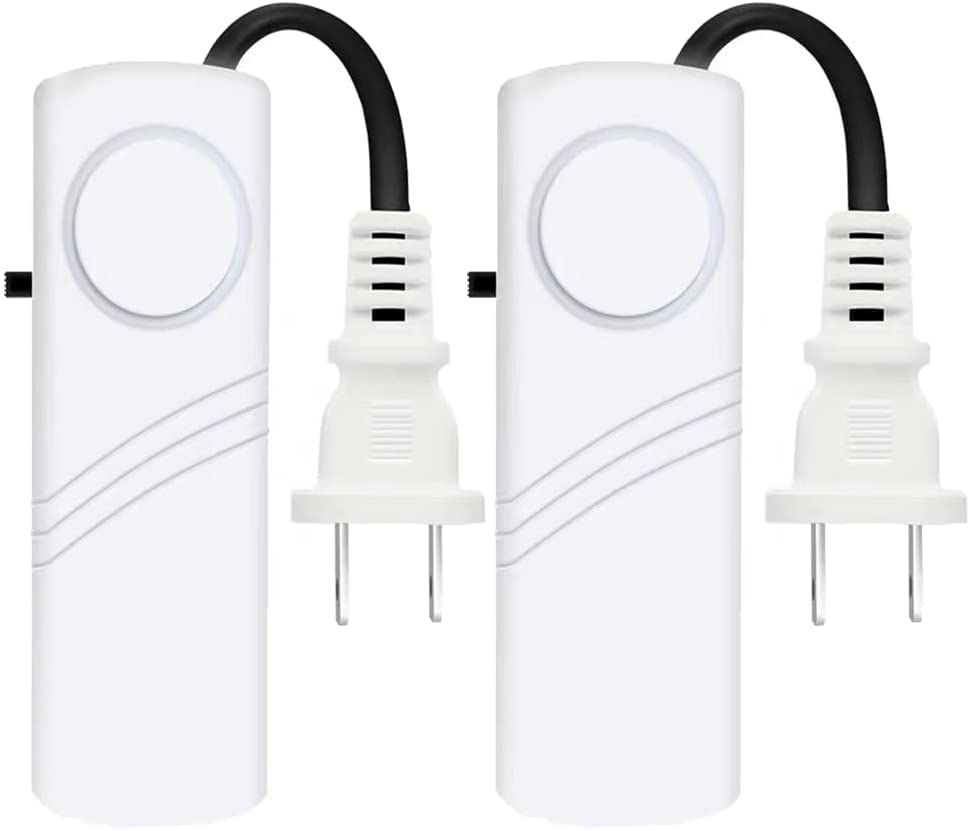 2Pcs Power Failure Alarm,Automatic Power Cut Failure Alerter,80Db Led Indicator Smart Alarm Warning Siren,Power Cut Alarm(Needs Aaa Battery,Not Included) (2Pcs Power By Aaa Battery)