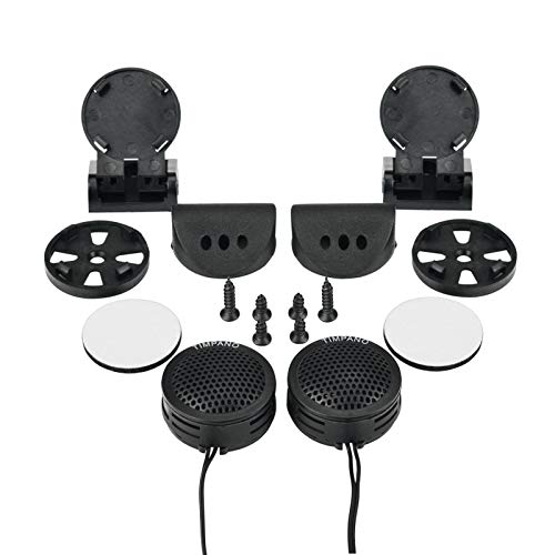 Timpano Tpt St1 Dome Tweeter, 1 Inch Tweeter Set For Car Audio, Angle Or Surface Mount Tweeters, 4 Ohm Soft Dome 150 Watts Max P