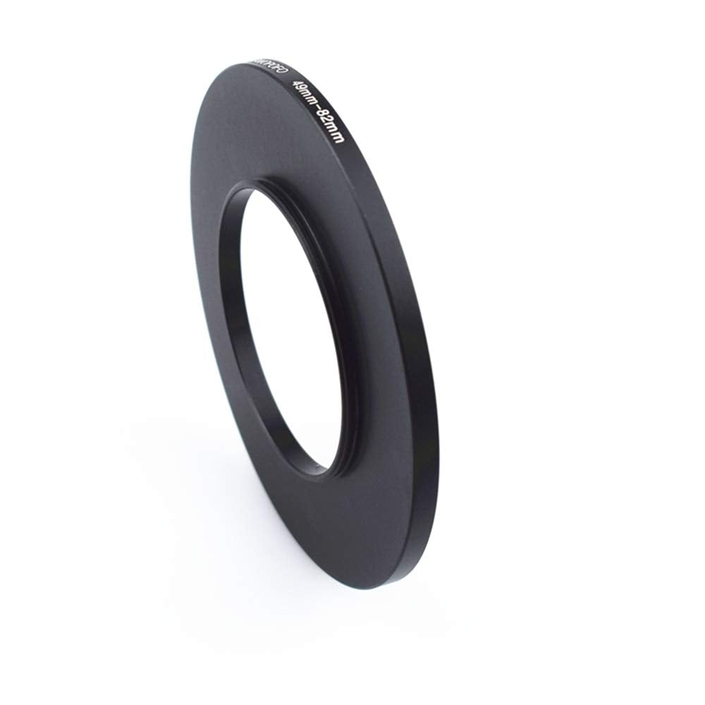 49Mm To 82Mm Step Up Ring Filter Adapter/49Mm To 82Mm Camera Filter Ring ;Compatible All Brands 49Mm Lens And 82Mm Uv,Nd,Cpl,Metal Step Up Ring