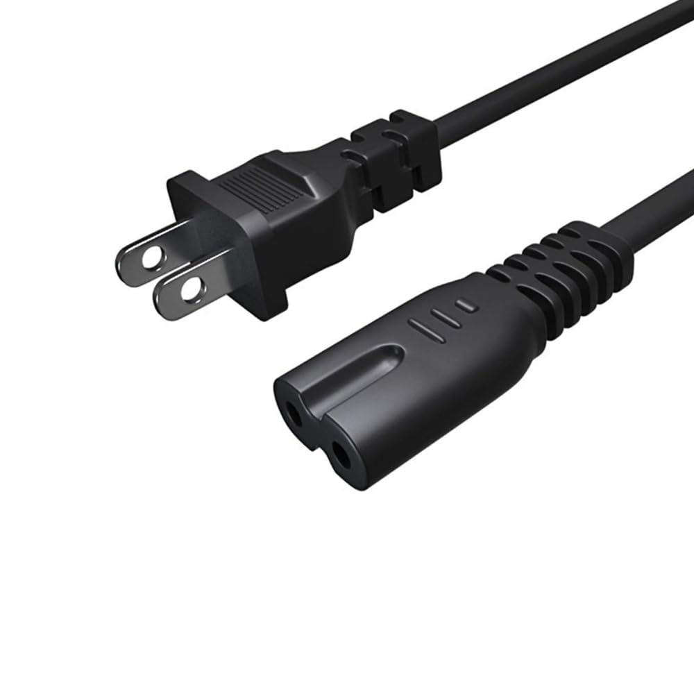2 Prong Printer Power Cord/Printer Power Cable for Canon PIXMA MG/MP/MX/HP Officejet Pro 4500 6600 4650 4630 5255 6962 8600 8710