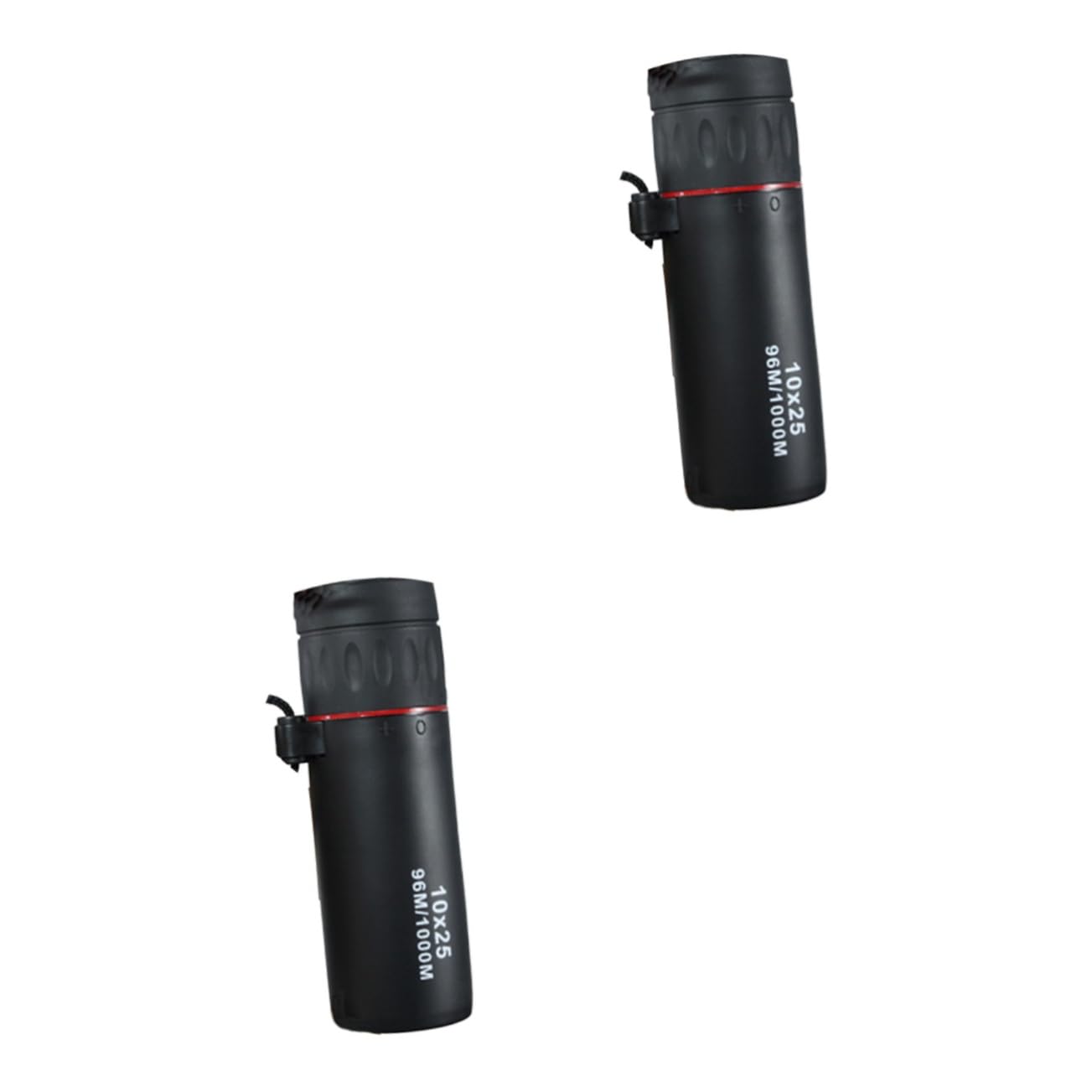 INOOMP 2pcs Single Binocular Mini Telescope 10x25 Magnification Sturdy Ideal for Hunting Tourism Bird-Watching