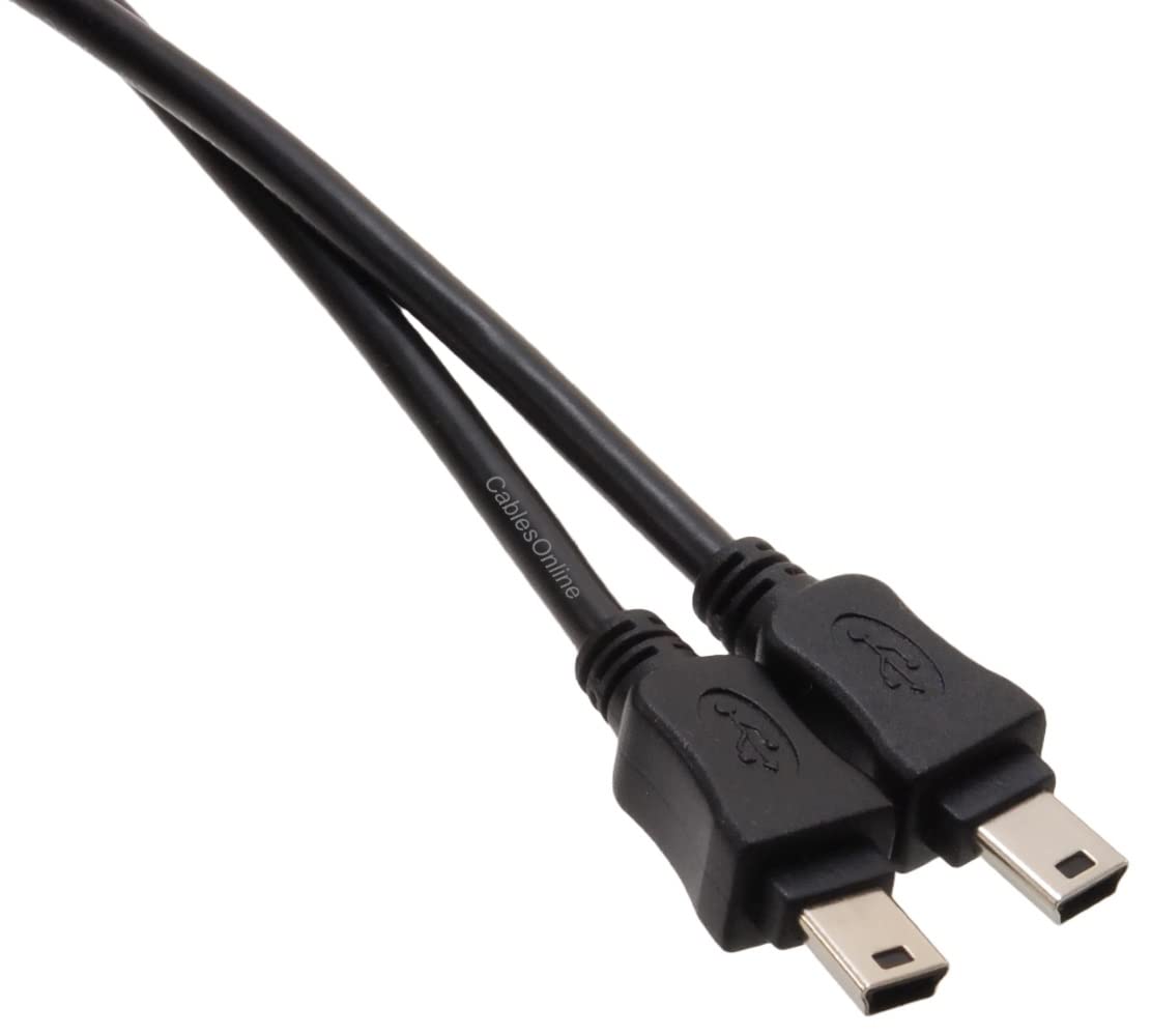6Ft Cablesonline Usb 2.0 Mini-B 5-Pin To Mini-B 5-Pin Male/Male Cable, Usb2-5506