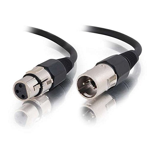 C2G 40059 Pro Audio Xlr Male To Xlr Female Cable, Black (6 Feet, 1.82 Meters)