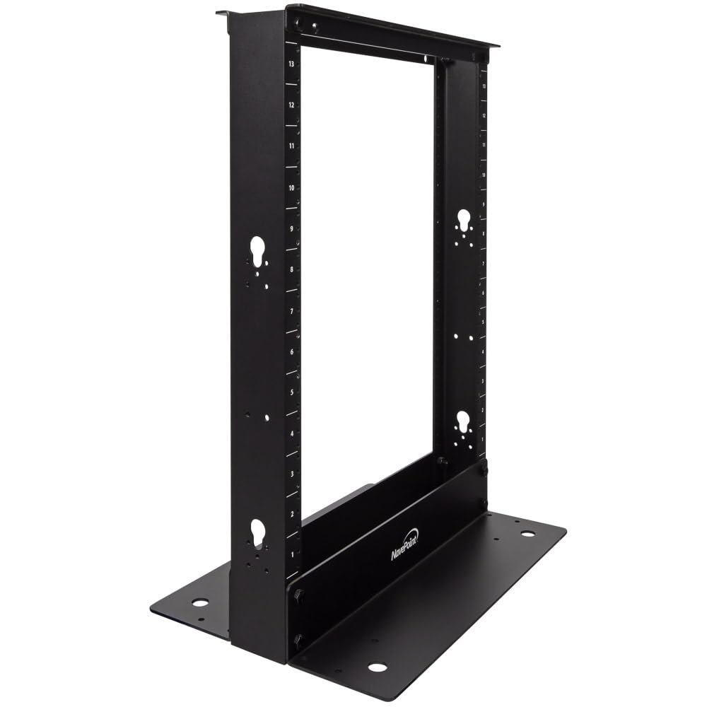 Navepoint 13U 2 Post Open Frame Server Rack For 19 Inch Equipment, Av, Networking, Data & It Devices, 2 Post Rack 13U 661Lbs Wei