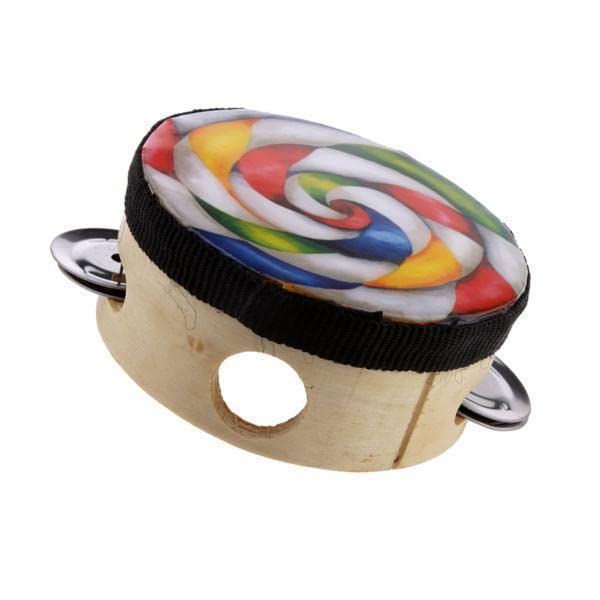 ECOMISTIQ12x4 Handmade Tambourine Drum Percussion Instruments Educational Toy|Musical Instruments & Gear|Percussion|Hand Percu