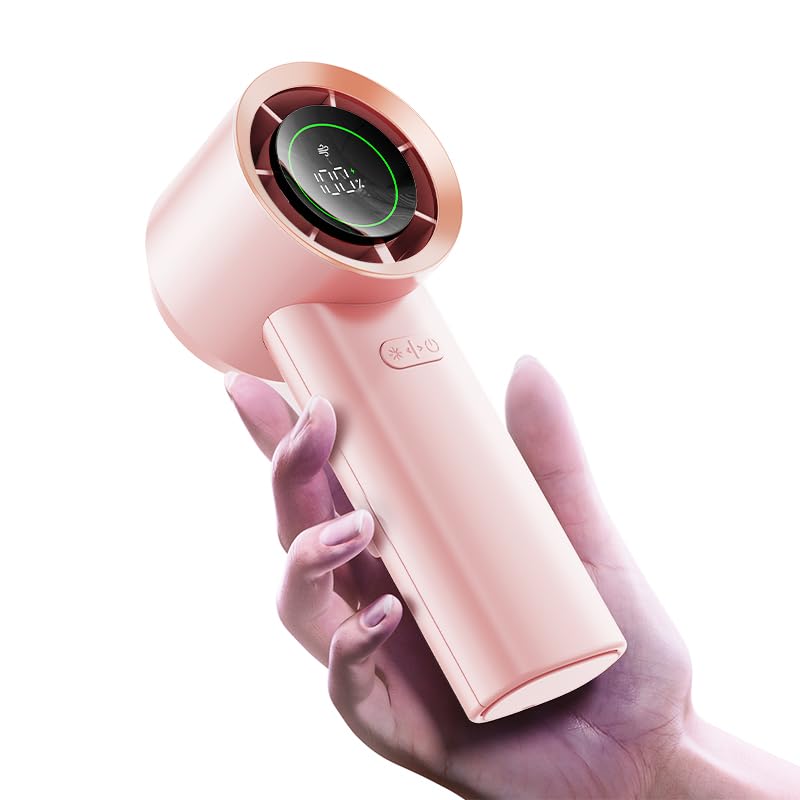 MUXNW Mini Face Fan For Skincare: Portable Small Pocket Handheld Personal Rechargeable Battery Operated USB Charger Keep Your Ma