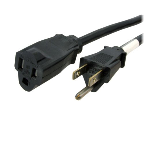 Startech.Com 6 Ft Power Extension Cord   Nema 5 15R To Nema 5 15P   14 Awg Power Cable   125 Volts At 15 Amps   Sjt   6Ft (Pac10