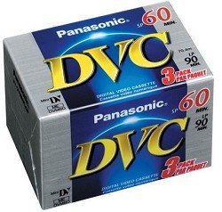 Panasonic Ay Dvm60Ej3P Mini Digital Videocassette (60 Minute, 3 Pack)