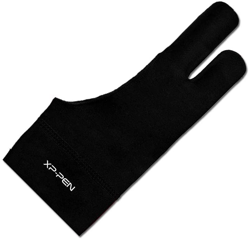 XPPen Artist Drawing Glove 2-Fingers Digital Art Glove for Graphics Drawing Tablet Drawing Glove Right Hand and Left Hand (Size 