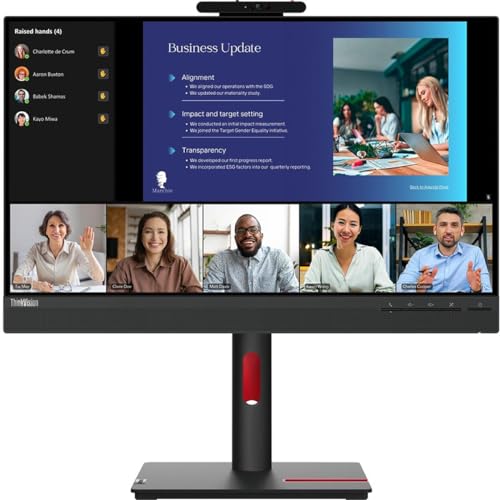 T24V 30 23.8'' Monitor Hdmi|Thinkvision T24V 30 23.8'' Fhd Ips Panel With Natural Low Blue Light ; 2Mp Ir+Rgb Camera With Window