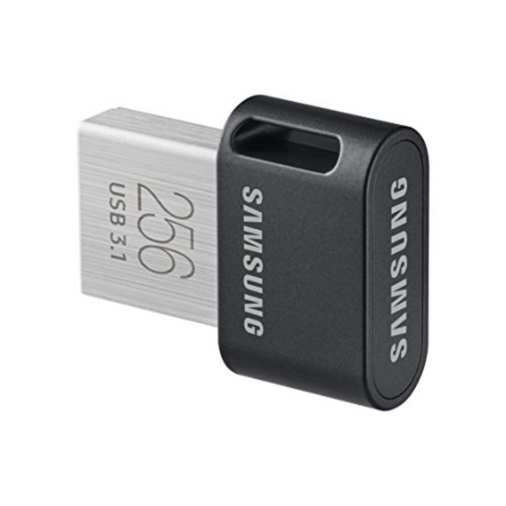 Samsung Muf-256Ab/Am Fit Plus 256Gb - 300Mb/S Usb 3.1 Flash Drive, Gunmetal Gray
