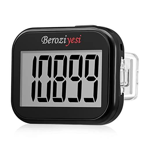 3D Pedometer For Walking, Simple Step Counter For Walking With Removable Clip And Lanyard, Accurate Pedometers For Steps And Mil