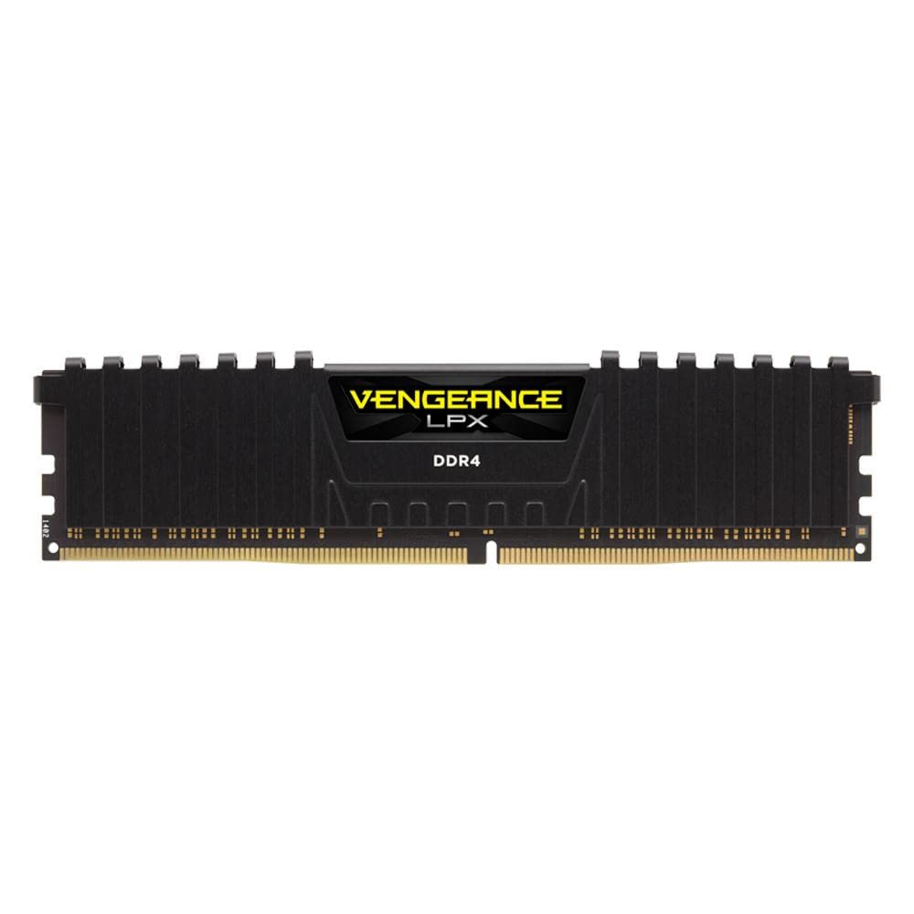 Corsair LPX 16GB DDR4 DRAM 2666MHz C16 Memory Kit CMK16GX4M1A2666C16 Black