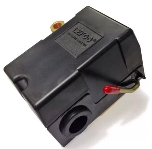 Air Compressor Pressure Control Switch 4 Ports 95 125 Psi W/ 0 200 Psi Gauge 150 Psi Pop Off Valve