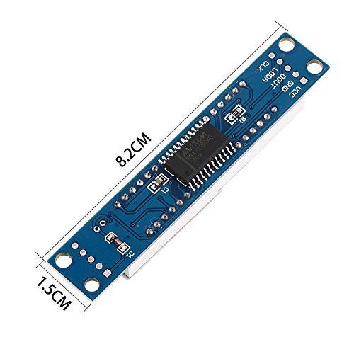 Hiletgo 2Pcs Max7219 8 Digital Segment Digital Led Display Tube For Arduino 51/Avr/Stm32