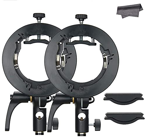 Godox S2 Speedlite S Type Bracket Speedlight Bowens Mount Compatible With Godox V1 Ad200Pro Ad300Pro Ad400Pro Ad200 V860Ii Tt685