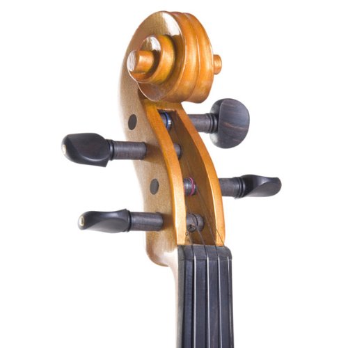 Cecilio 4/4Cevn-1Y Solid Wood Yellow Maple Metallic Electric/Silent Violin With Ebony Fittings In Style 1 (Full Size)