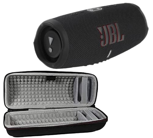 Jbl Charge 5   Portable Bluetooth Speaker With Exclusives Hardshell Travel Case With Ip67 Waterproof And Usb Charge Out (Black),