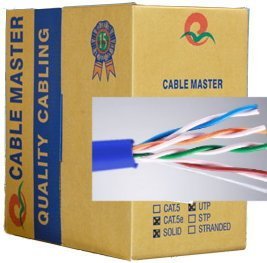 Vaster 305 M Bulk Cat5E Ethernet Cable   Grey