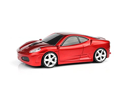Jinfili Sleep Sport Car Shaped Wireless Computer Mouse Ergonomic Gaming Optical Mouse Usb 2.4G Mini Receiver Office Accessories