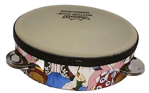 Remo Rh 2106 00 Rhythm Club Tambourine   Rhythm Kids, 6''