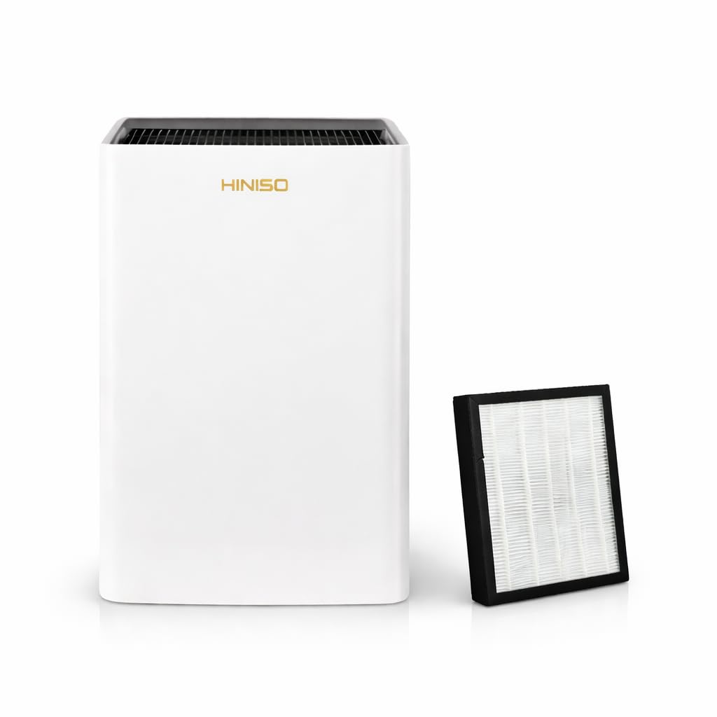 Hiniso 22L Smart Wifi Compressor Dehumidifier With Hepa 13 Air Purification For Home Up To 4500 Sq.Ft | Uv & Ionizer | 5.5L Tank