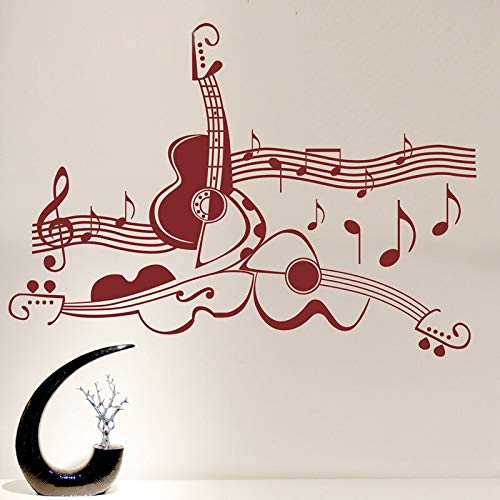 Gadgets Wrap Wall Decal Vinyl Sticker Wall Decoration  Guitar Musical Instrument