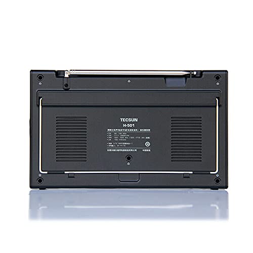 Tecsun H501 Digital Worldband Am/Fm Shortwave Longwave Radio With Ssb Reception, Dual Speakers, & Mp3 Player, Matte Black