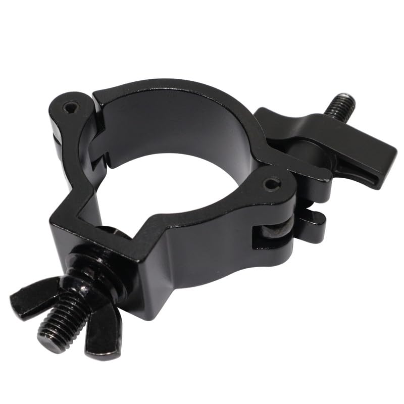 ProX T-C9H-BLK Aluminum Slim M10 O-Clamp with Big Wing Knob for 2' Truss Tube Capacity 165 lbs. Black Finish