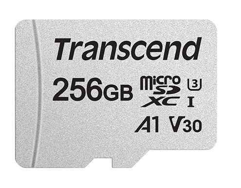 Transcend 256GB MicroSDXC/SDHC 300S Memory Card TS256GUSD300S (TS256GUSD300S A)