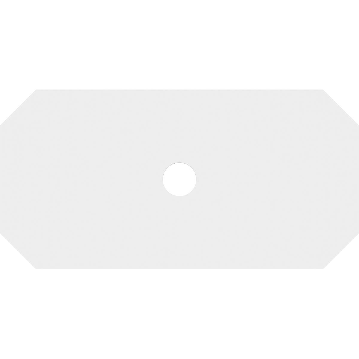 Ekena Millwork Cmp32X16Ed 03000 Emerald Architectural Grade Pvc Contemporary Urethane Ceiling Medallions 32''W X 16''H X 3''Id X