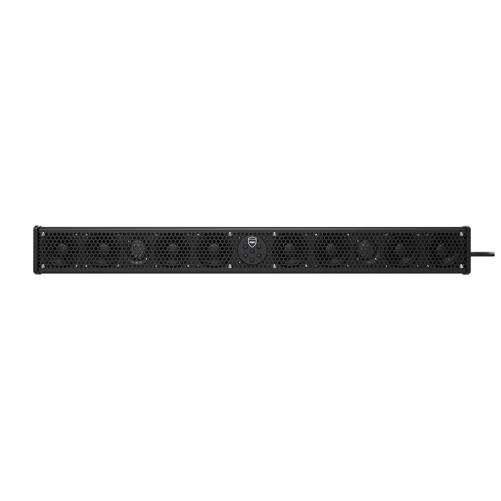 Wet Sounds | Stealth-10 Ultra Hd Black Soundbar | 10 Speaker-300 Watt Unit With An All-New Rf Wireless Remote