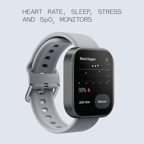 Cmf By Nothing Watch Pro Smartwatch,1.96 Amoled Display, Ip68 Water Resistant Multi-System Gps Fitness Tracker With Health Mon