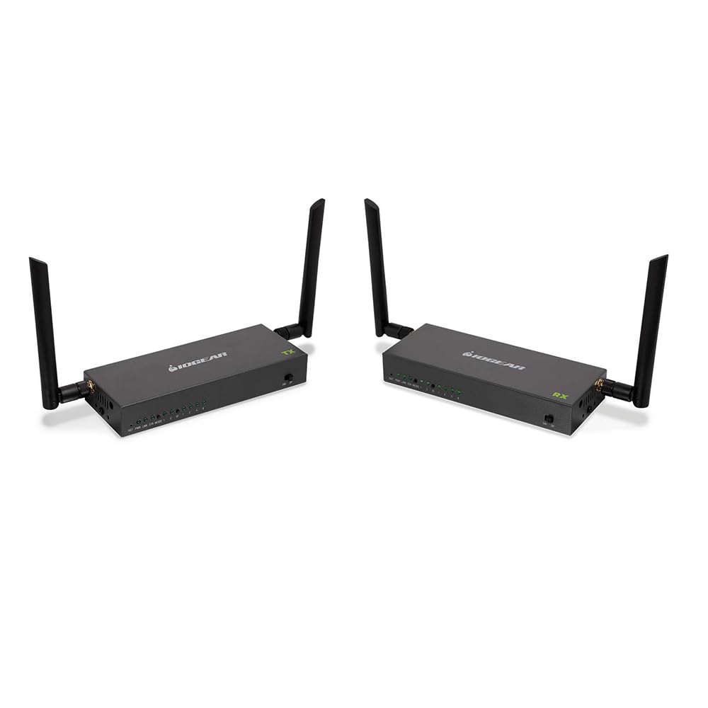 Iogear Long Range Wireless 4K@60 Switchsplitter Kit Hdmi Uhd 4K@60Hz 1080P@60Hz Support Up To 600 Ft182 M Wireless Hdmi Extender