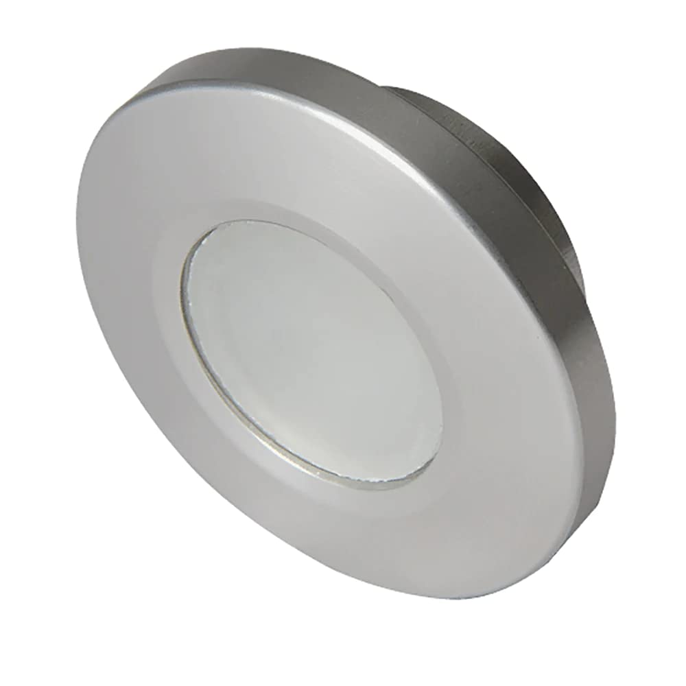 Lumitec Orbit - Flush Mount Down Light - Brushed Finish - 4-Color White/Red/Blue/Purple Non-Dimming,WBLITB007HF1PUA
