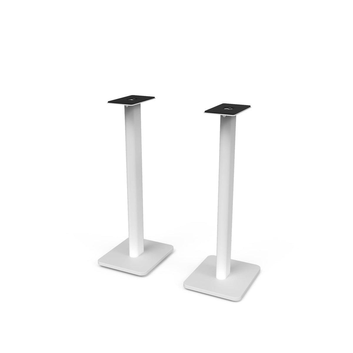 Kanto Sp26Plw Universal Speaker Floor Stands For Bookshelf Speakers | 26    Tall | Two Sizes Rotating Top Plate W/Foam Padding |