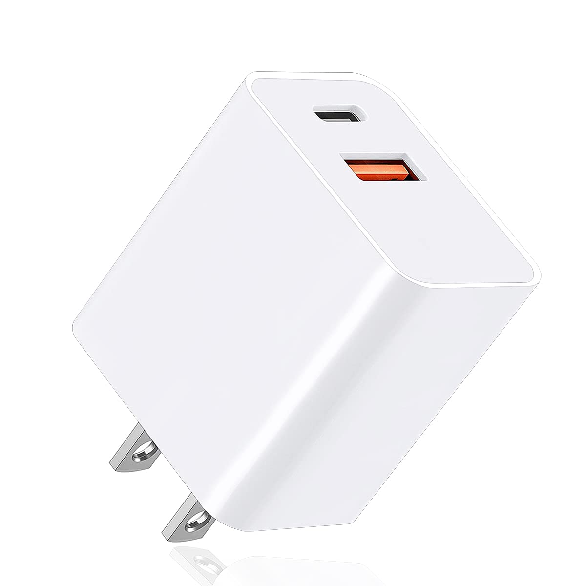 Usb C Wall Charger Block, 20W Fast Speed Charging Box With Micro Plug Cube For Apple Watch Series 8 7, New Iphone 12 13 14 Pro/P