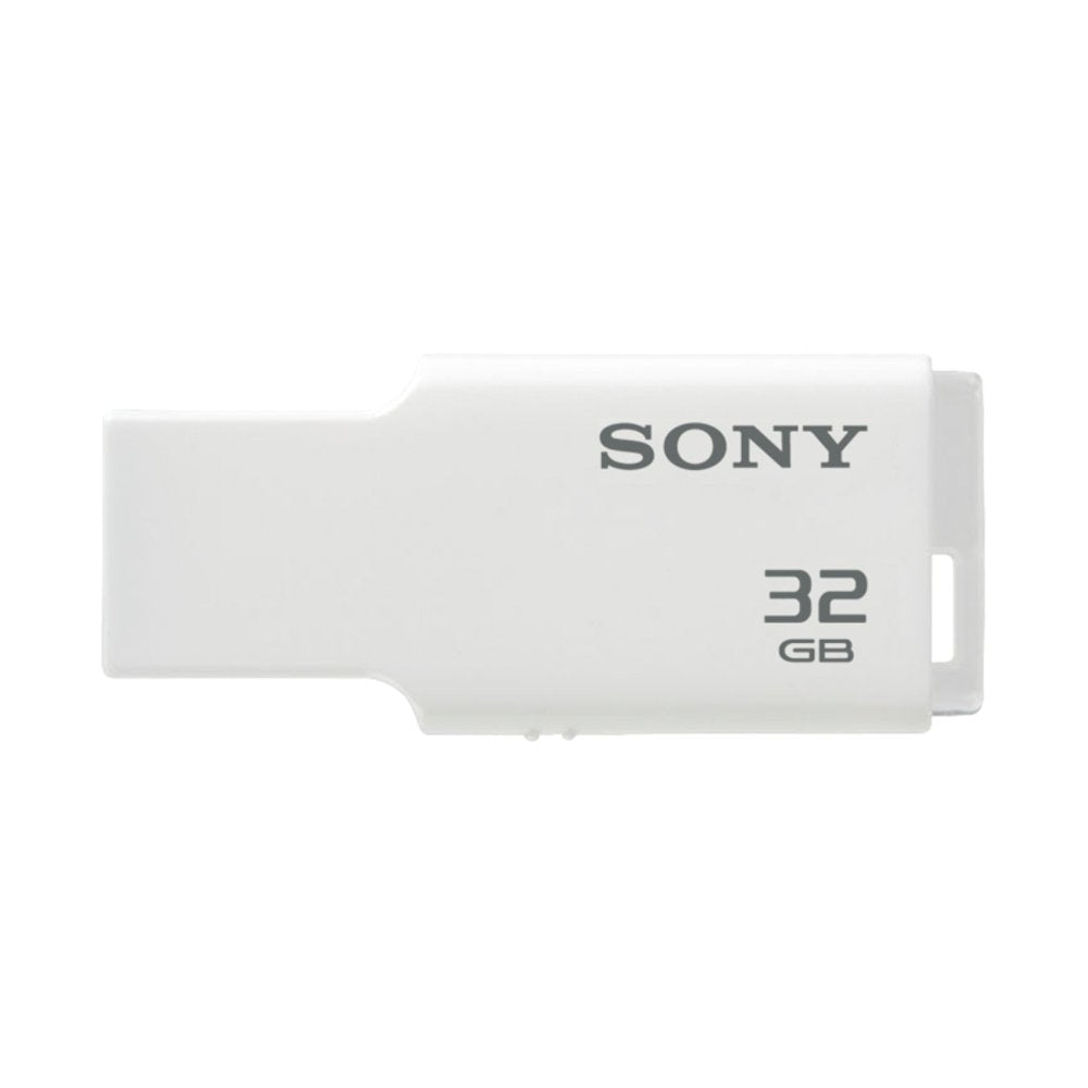 Sony 32Gb Micro Vault Mseries Usb 2.0 Flash Drive, White (Usm32Gm/W)