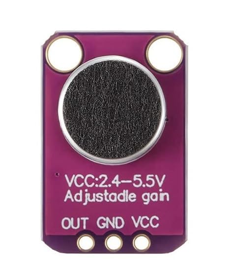 Wwzmdib Max4466 Electret Microphone Sensor Compatible With For Arduino Raspberry Pi Esp32 Sound Sensor Amplifier (3 Pcs)