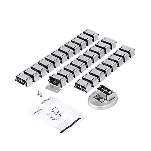 Startech.Com Spine Cable Management - Weighted Base Plate - Cord Cover - Cable Organizer - Cord Protector - Cable Raceway (Cmvbm