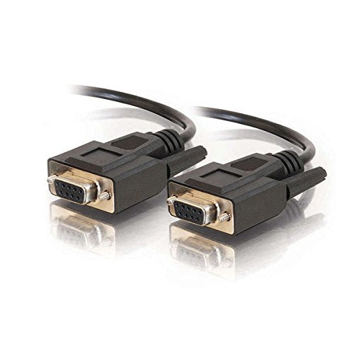 C2G 25214 Db9 F/F Serial Rs232 Cable, Black (1 Feet, 0.30 Meters)