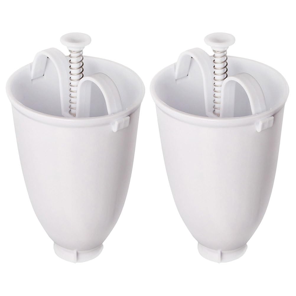 Yardwe 2Pcs Donut Maker Mini Para Hornear Plastic Droppers Mini Plunger Mini Doughnut Maker Manual Donut Mold One Hand Donut Mak