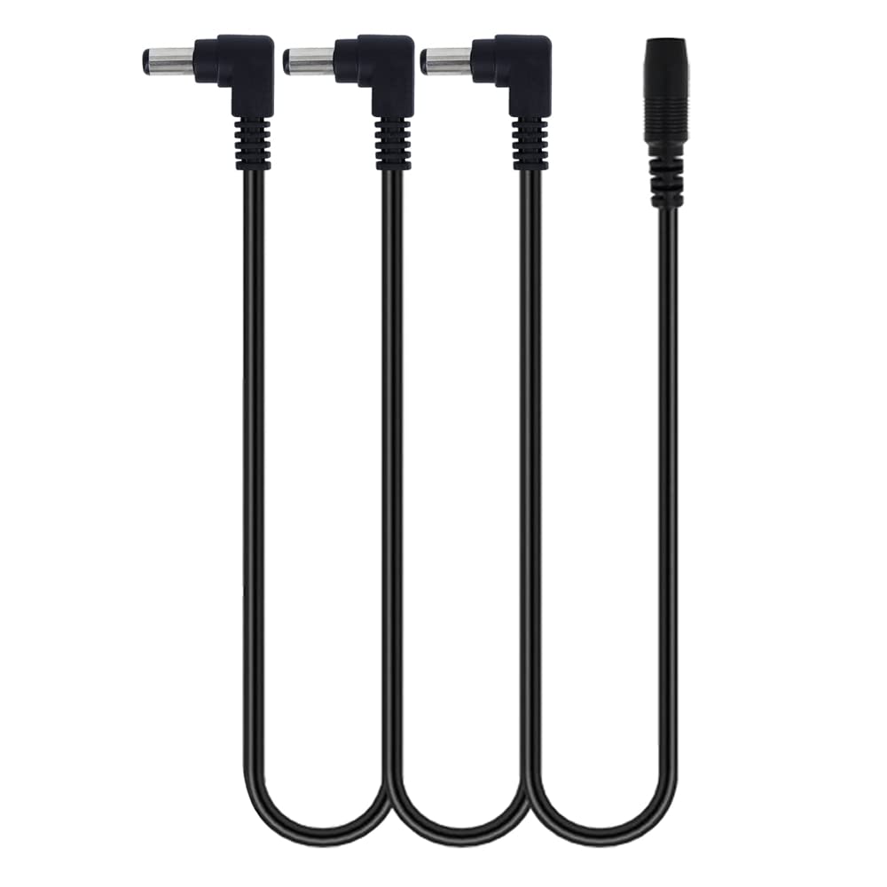 3 Ways Daisy Chain Power Cable Dc For Guitar Pedal Power Supply Adapter